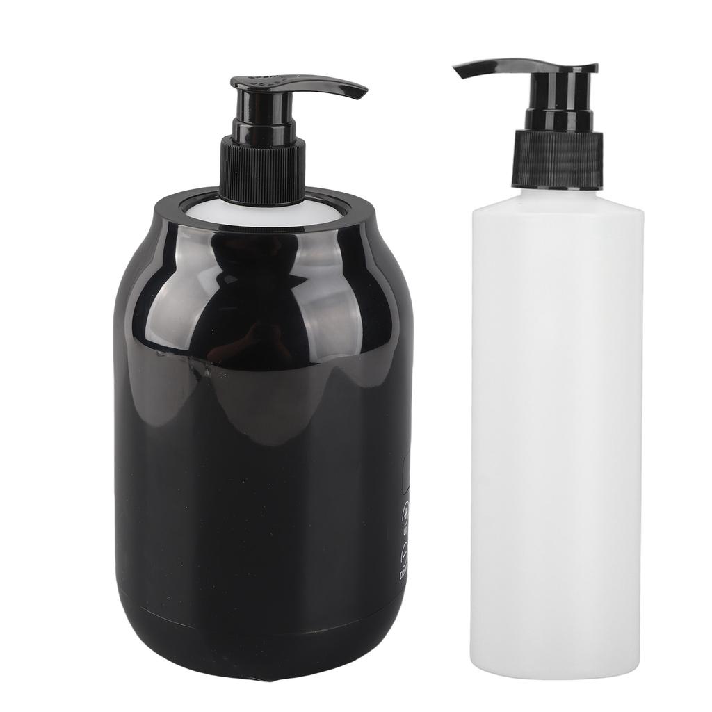 Essential Oil Heater LED Display Temperature Adjust Single Massage Oil Bottle Warmer 110‑240V US Plug