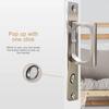 Pocket Door Edge Pull Hidden Handle Pocket Door Hardware Sliding Door Pull Hardware Double-sided Sliding Concealed Handle