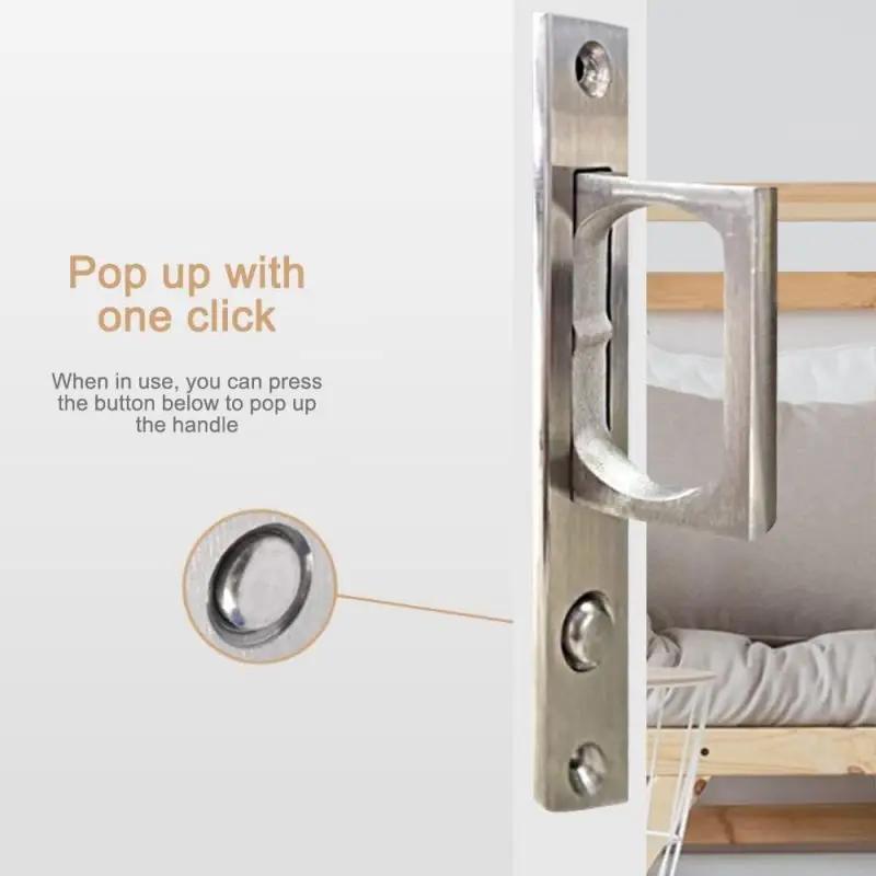 Pocket Door Edge Pull Hidden Handle Pocket Door Hardware Sliding Door Pull Hardware Double-sided Sliding Concealed Handle