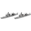 Hasegawa 1/700 Waterline Series Maritime Self-Defense Force Escort Ship Abukuma/Jintsu Plastic Model 013, 155mm