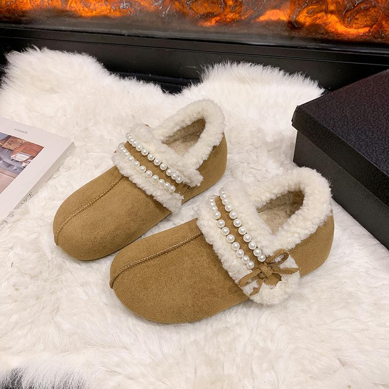 

Women s soft elastic winter warm winter cold padded snow boots thick-soled non-slip wear outdoor leisure sports Loafers cotton shoes 40 верблюд