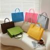 100 Pcs Premium Felt Shopping Tote Bags With Shoulder Straps