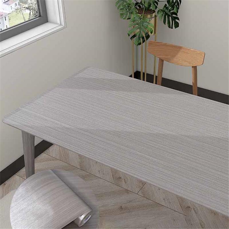 Wood Grain Self-Adhesive Film Waterproof Vinyl Wrap Furniture Renovation Home Decor Cabinets Wardrobes Tables Makeovers