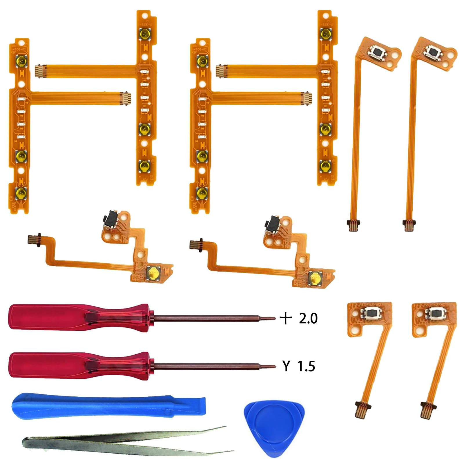 

Набор для ремонта кнопок Joy-Con, 10-в-1 с инструментами