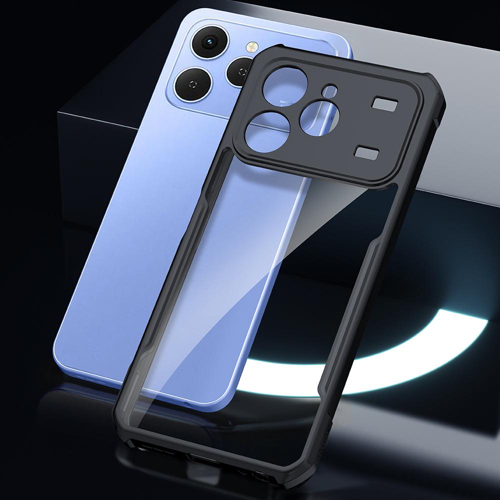 XUNDD For TECNO Spark 40 4G Case Dropproof TPU+Acrylic Clear Back Phone Cover