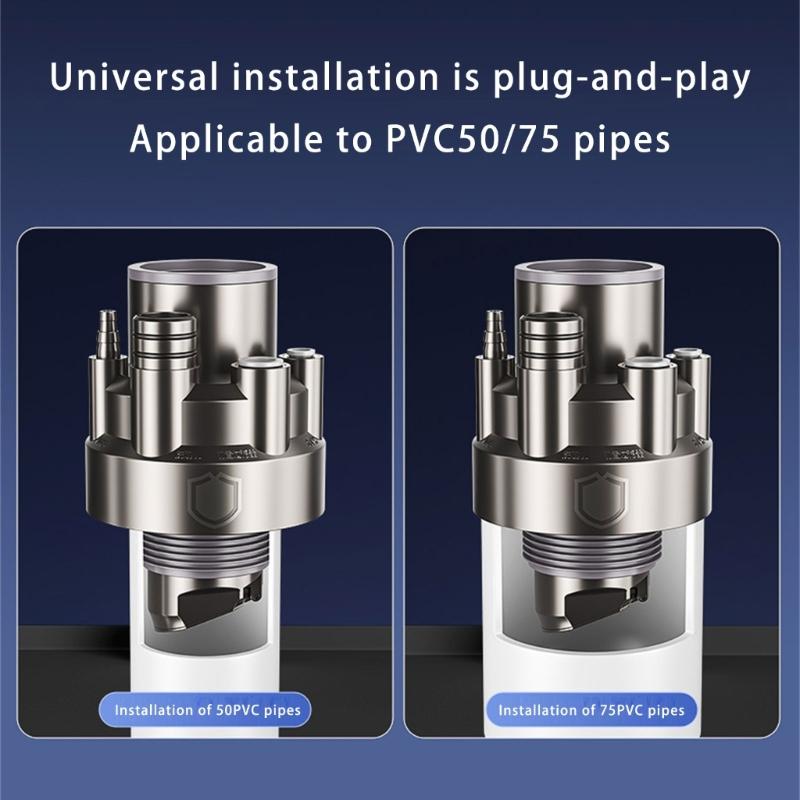 Anti Odor Sink Drain Pipe Adapters Sealing Rings Kitchen Basins Sewer Branch 5 In 1 Drainages Water Pipe Joint Easy To Use