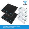 Graffiti Smart WiFi+RF433 Remote Control Switch, Alexa-Compatible On-Off Device.