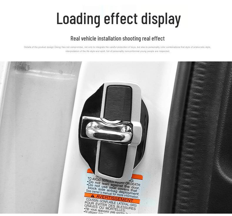 Anti-Rattle Door Lock Buckle Cover for Subaru Forester, Outback, XV, Legacy - Interior Modification Accessory