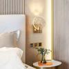 Modern Simple Crystal Bedroom Bedside Led Lights Bathroom Makeup Sconce Dining Table Wall Lamps for Room Decor Home-appliance
