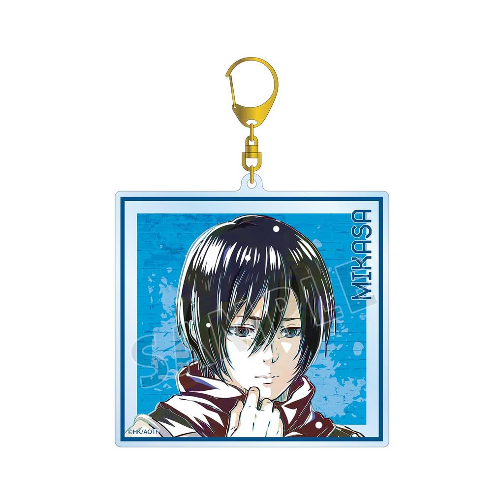 TV Anime on Mikasa Ani Art 4th Edition Big Acrylic Keychain "Attack Titan"