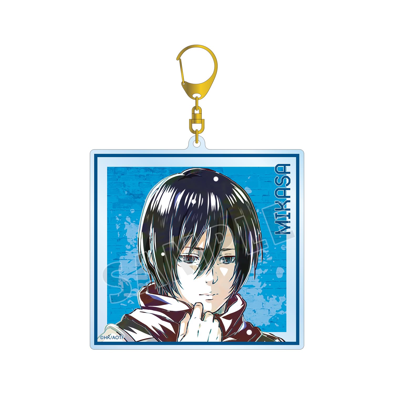 TV Anime on Mikasa Ani Art 4th Edition Big Acrylic Keychain Attack Titan