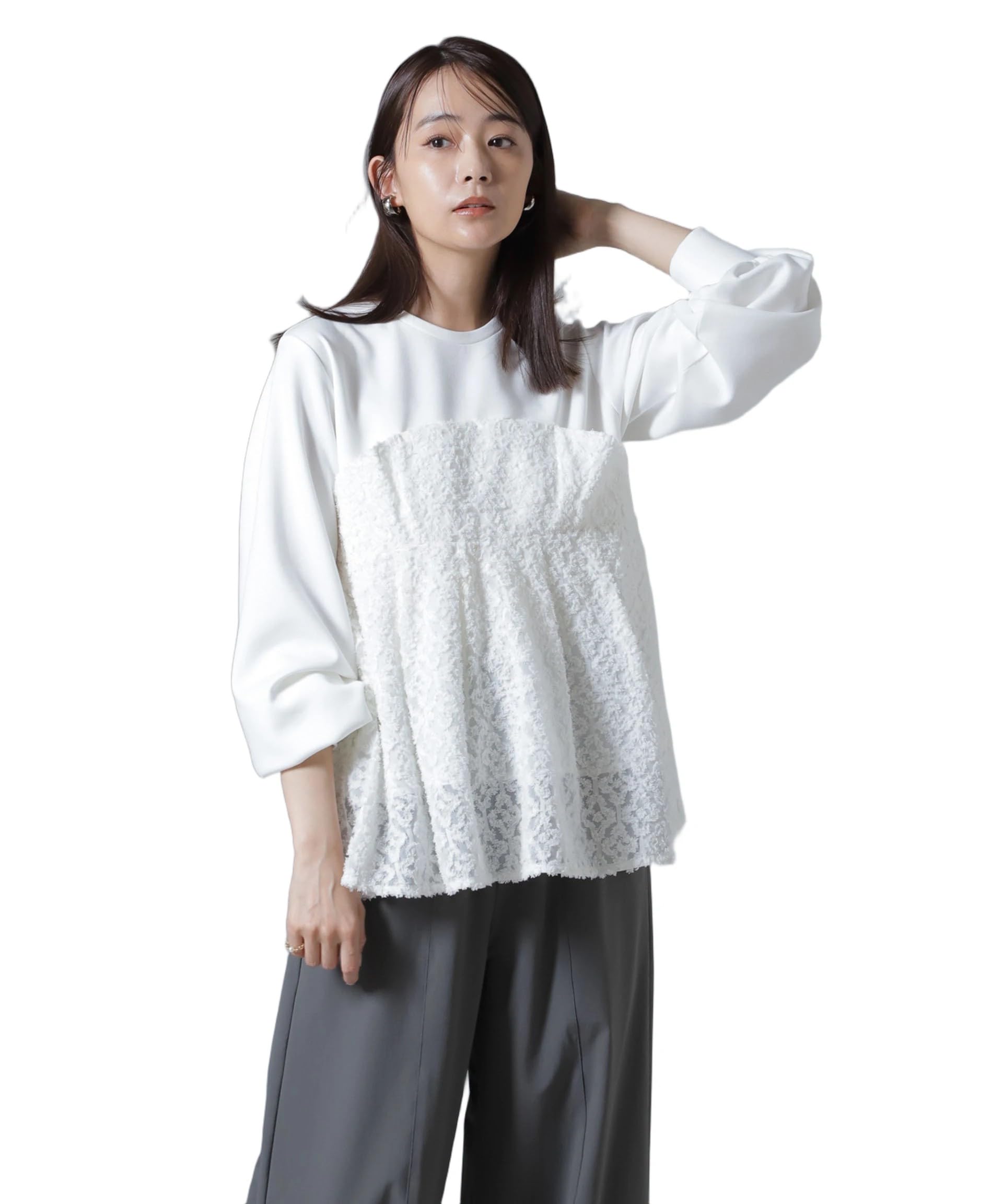 

Женский топ Nano Universe Bustier Docking F, 031, Молочный, 673-4223319