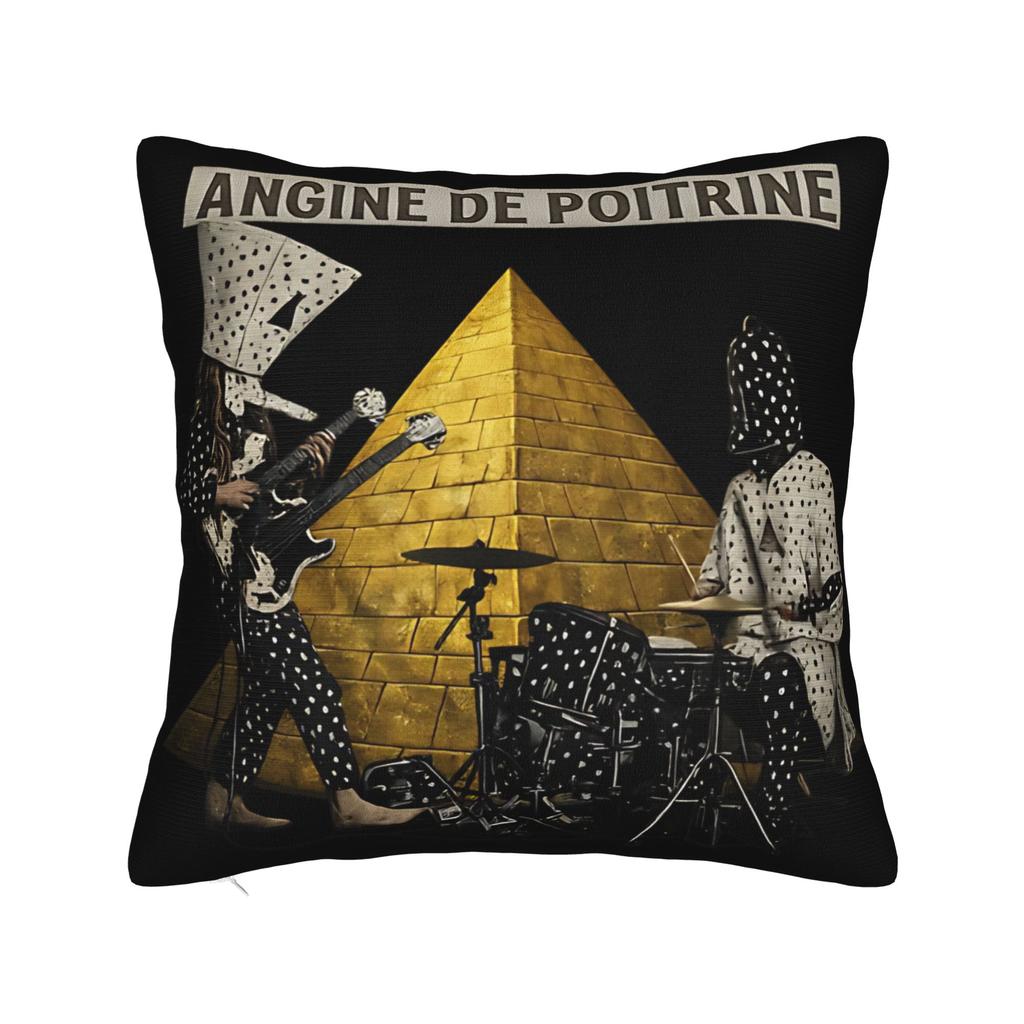 Metal Angine de Poitrine Rock Music Square Pillowcases Polyester Home Cushion Case Creative Decorative Pillow Cover