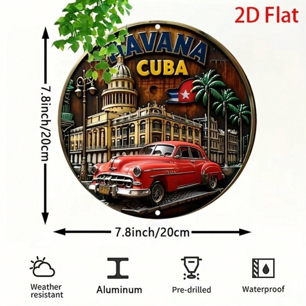 Retro metal paintings, furniture, living room decoration 20x20cm 20x20