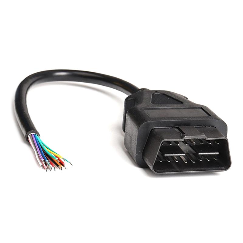 

Car Diagnostic Interface Tool Adapter 16 Pin OBD 2 OBD2 Male 16Pin Connector Extension Opening Cable To Female Socket