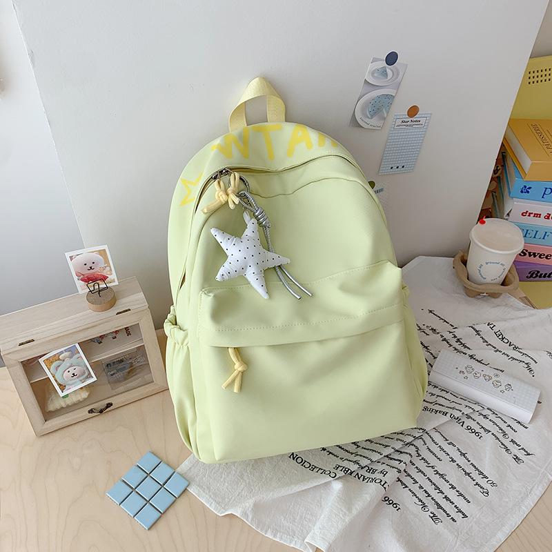 Schoolbag primary school students high value fresh ins Japanese backpack large capacity simple junior high school cute new casual backpack