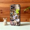 1PC Classic M-Mr B-Bean Funny Phone Case For iPhone17,16,15,14,13,12Plus,Pro Max,XS,5G Soft Silicone Black Cover