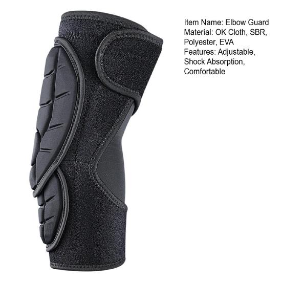 1 Pc Baseball Elbow Guard for Youth And Adult Adjustable Forearm Elbow Pad for Baseball Softball Football Hockey Sports
