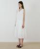 LETTERA Ruffle Long Dress_White