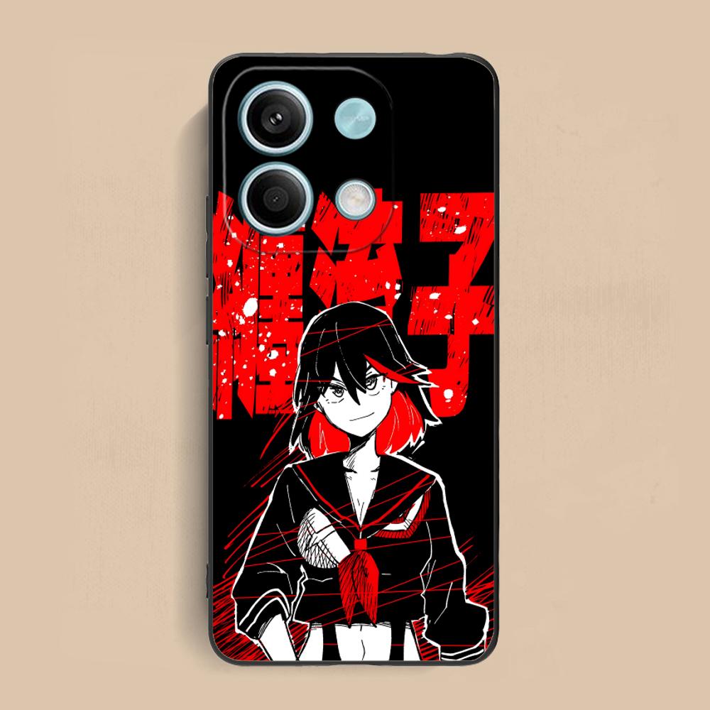 Anime Ryuko Matoi Phone Case for Xiaomi Redmi Note 14 13 12 11 S Pro Plus 4G 5G Colorful Printing Cover Smartphone Cover Luxury