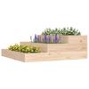 Vidaxl Donica, 78X78X27 Cm, Lite Drewno Sosnowe