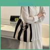 Chic Soft Canvas Shoulder Bag For Women 2022 New Design Trendy Urban Style Large Tote