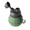 550ML Grenade Water Bottle Silicone Folding Water Cup Outdoor Fitness Activities Mountain Hiking Silicone Cup BPA Motivation Practical Use