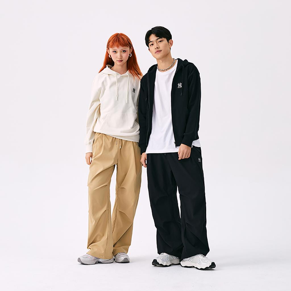 New MLB New York Yankees Basic Collection SS25 Casual Pants Men's Black 3AWPB0851-50BKS