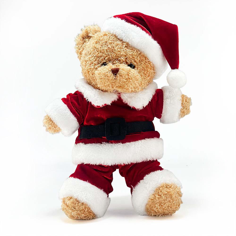 Santa Claus Bear Plush Toy Cute Teddy Bear Children s Toy Plush Doll Christmas Doll 30CM party favors for kids birthday