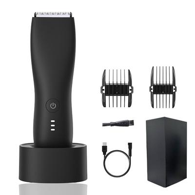 Aparador elétrico de pelos pubianos para homens, barbeador de bolas, cortador de partes íntimas sensíveis, navalha para sexo, corte de rosto
