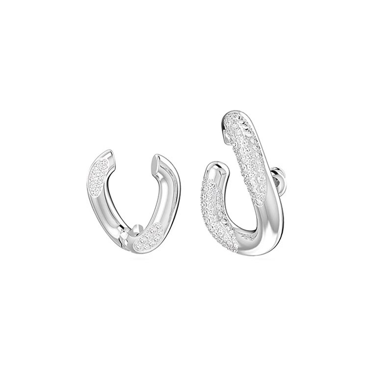 Swarovski Dextera Industrial Style High-End Ear Clips Women ear clips White 5618303