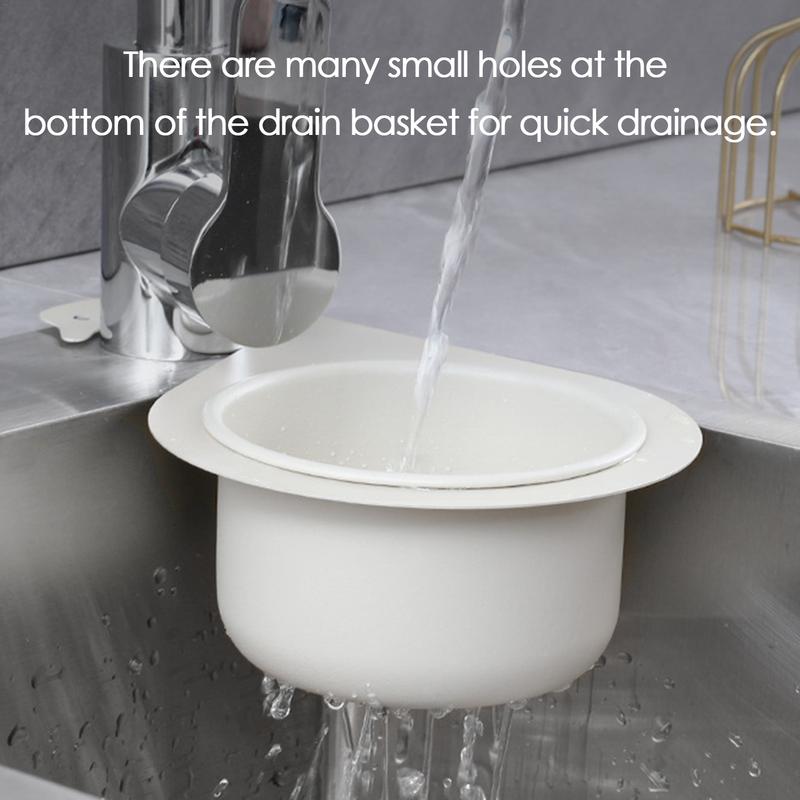 Filterkorb für die Küchenspüle aus Edelstahl mit Schwanenmotiv, spezieller Filterkorb für die Küchenspüle, zum Aufhängen, Abtropfgestell, Küchenbedarf