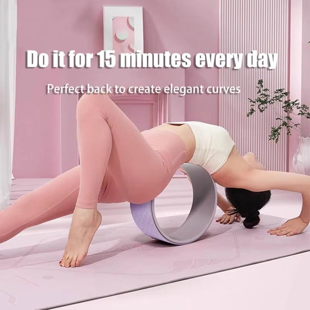 Muskelmassage Yoga Rad Multifunktional Rückentraining Rücken trainierendes Rad Hüfttraining Trainingswerkzeug Fitness Kreis
