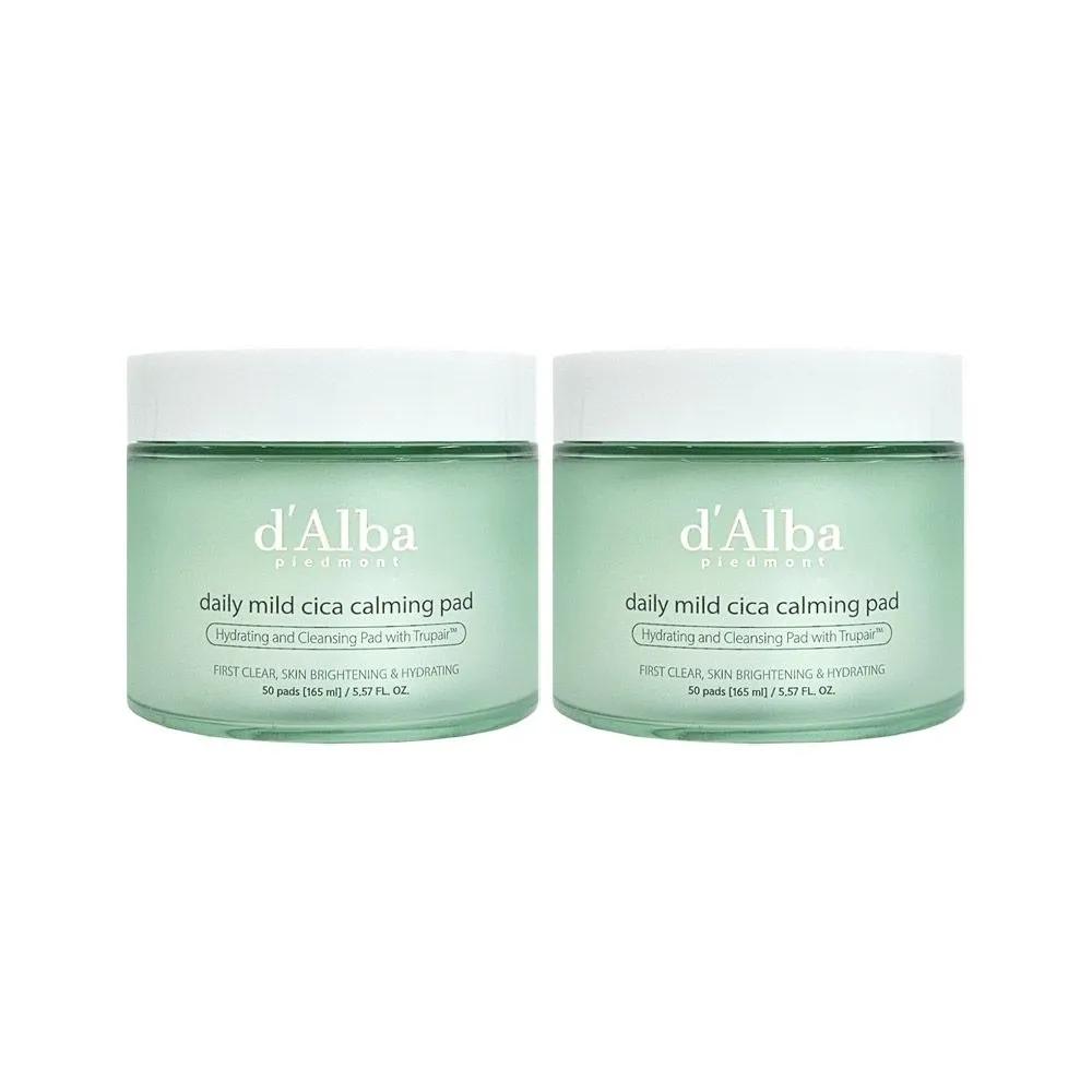 d Alba Daily Mild Cica Calming Pads 50 Sheets 165ml 2 Packs