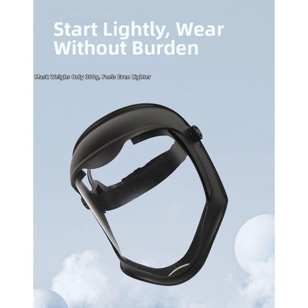 Anti Splash Safety Visor Anti Fog Transparent Mask Reusable Welding Mask  Outdoor Use