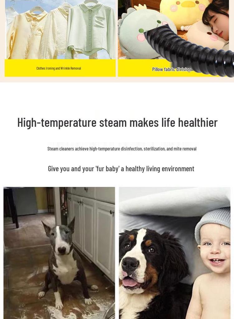 YX Multi-functional High-Pressure Steam Cleaner for Kitchen, Sofa, Carpet, and Car
