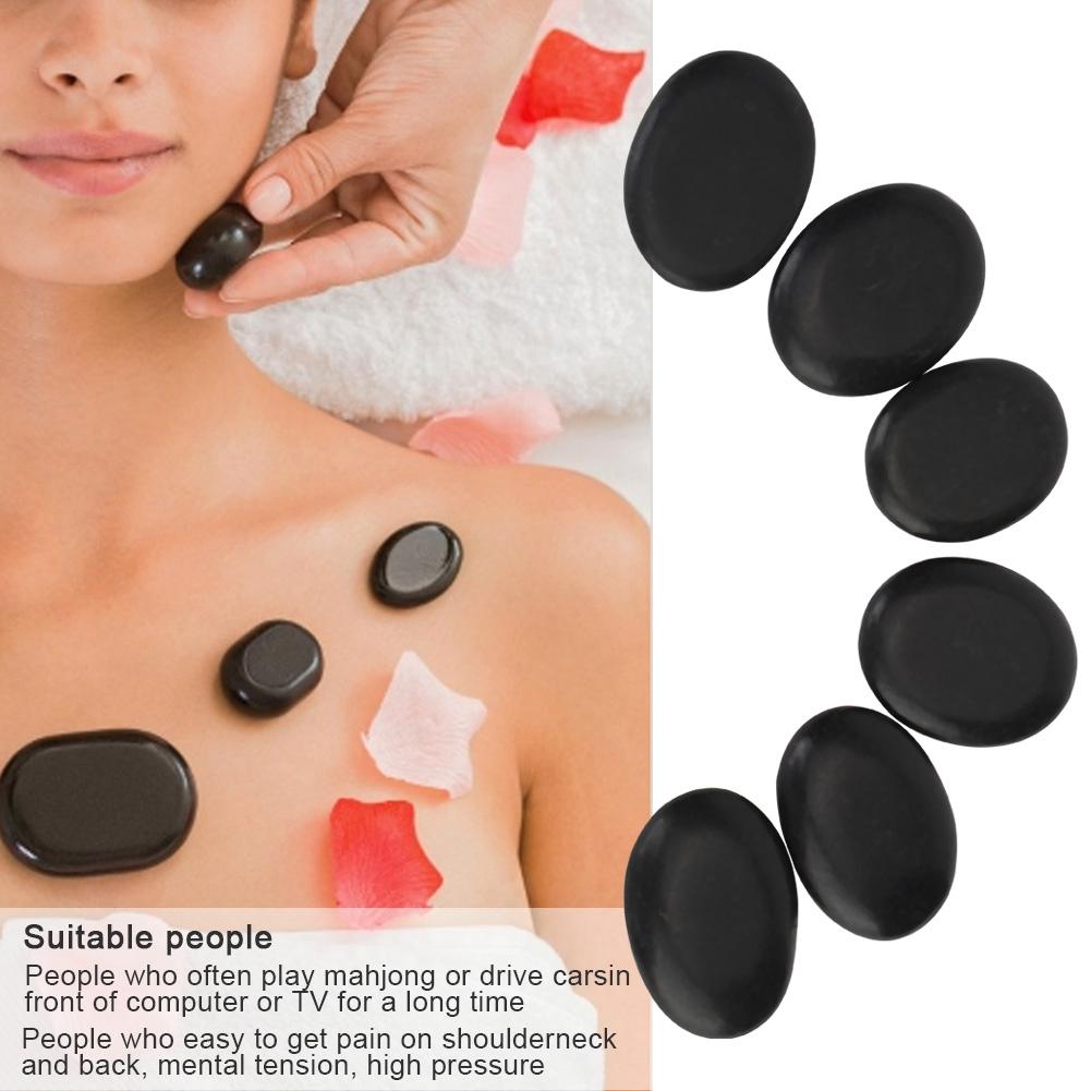 Natural Hot SPA Energy Massage Basalt Stone Body Therapy Health Care Tool