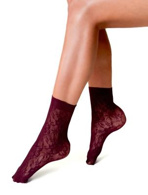 Veneziana Rosa Stile Openwork Socks Veneziana