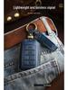 Vintage Leather Genesis Key Cover: Handmade, Genuine Leather Bag Buckle Case for Classic Genesis Models