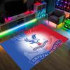 Crystal Palace Football Design Kryształowy Aksamitny Dywan Przytulny Nie?Antypoślizgowy Dywan Wzorzysty Do Sypialni Salonu Przedpokoju