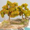 1Pc Realistic Fruit Tree Decor, Miniature Sand Table Building Model Decoration, Diy Fruit Trees Miniature Landscape Decoration