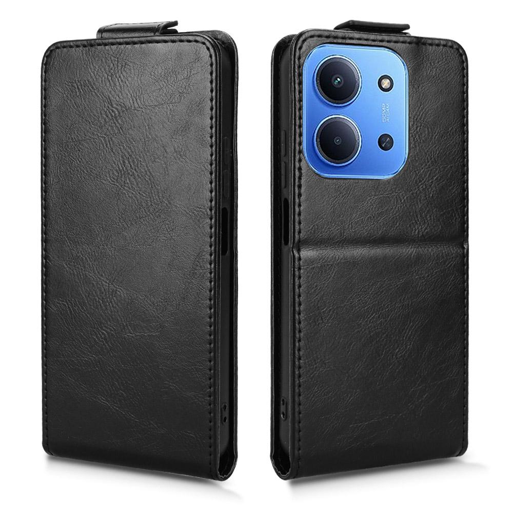 For Xiaomi Redmi 15C 5G (EU) (173mm)/15C 4G (EU) (173mm) Stand Case Magnetic Clasp Vertical Flip Leather Phone Cover with Card Holder