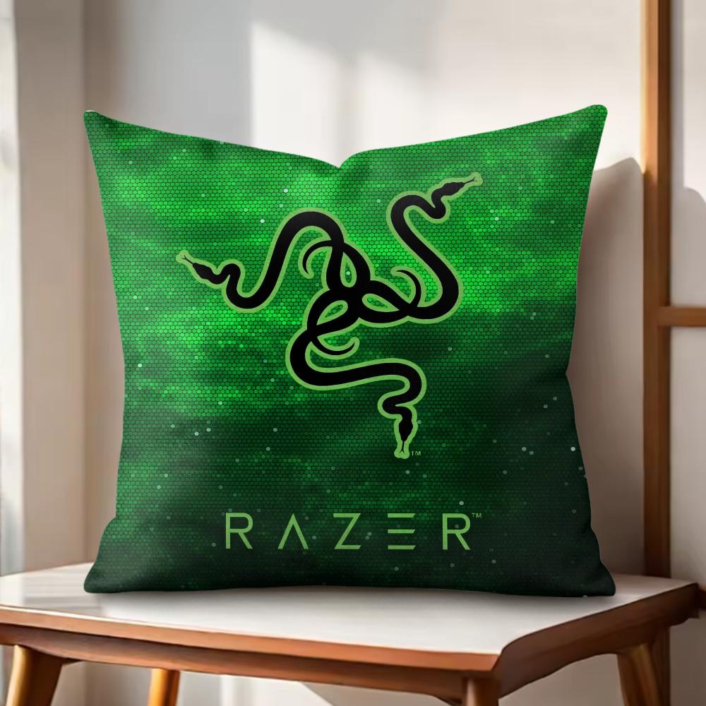 Trendy brand RRAZERR Cushion Cover Natural Linen Organic Fabric DoubleSided Printing Couch Pillow Covers Home Decor