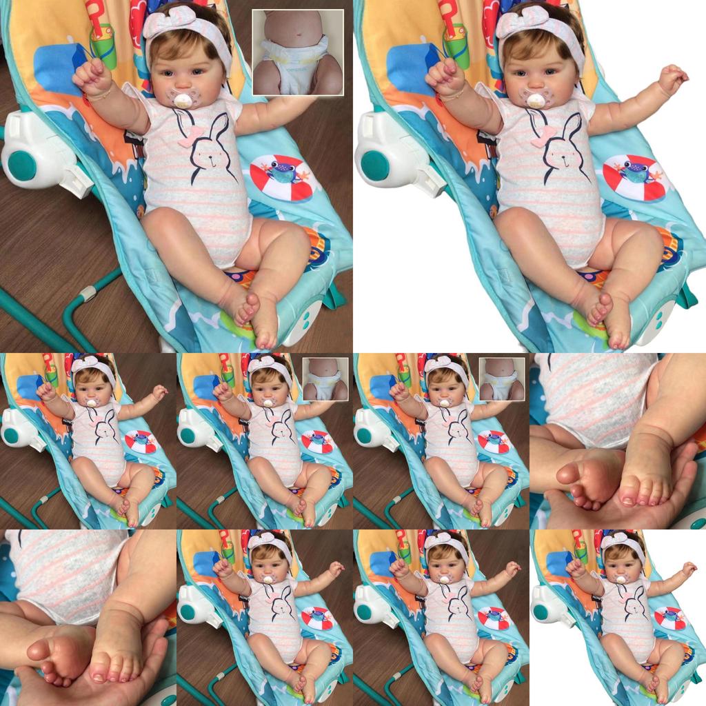 Silikon-Babypuppe Maddie Für Sammler Und Geschenkdisplays Mit Realistischen Merkmalen