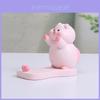 Pig Shaped Phone Holder For Desk Decor With Resin Material Suitable For Office And Giftgiving