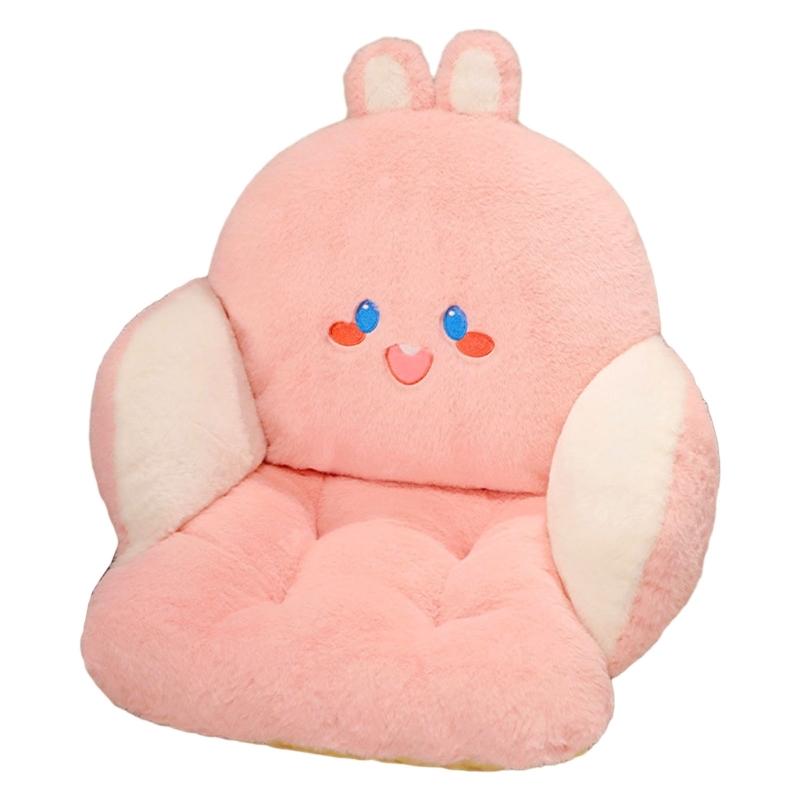 Cute Animal Throw Pillow for Bed/Sofa/Floor Backrest Soft and Supportive Cushion for Reading, Watching TV Lumbar Support