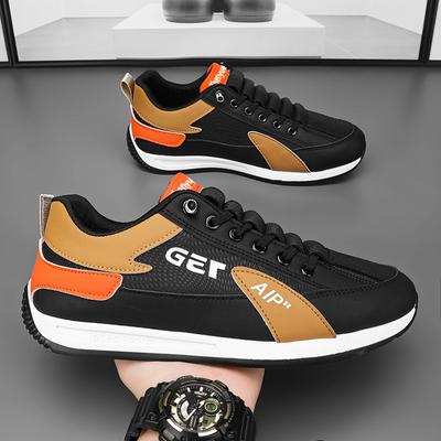 Sneakers Men's Spring New Men's Shoes Lace-up Running Shoes Fashion Trend Shoes