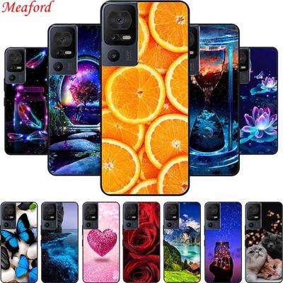 For TCL 40 SE Phone Case 40SE Coque Black Silicone Soft Back Cover Case For TCL 40 SE Case Funda For TCL40SE Capa 6.75" Shell