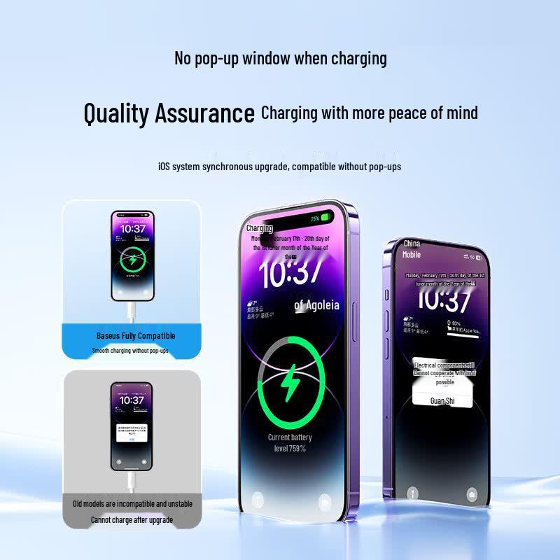 Baseus USB To Lightning 2.4A Fast Charging Cable (2-Pack)