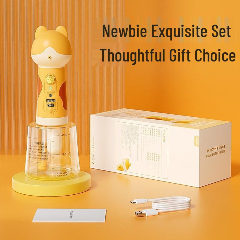 Pet Bubble Bath Machine: Foaming Shampoo & Shower Gel Dilution Bottle for Dogs. English